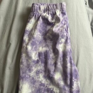 Purple Tie Dye sweatpants